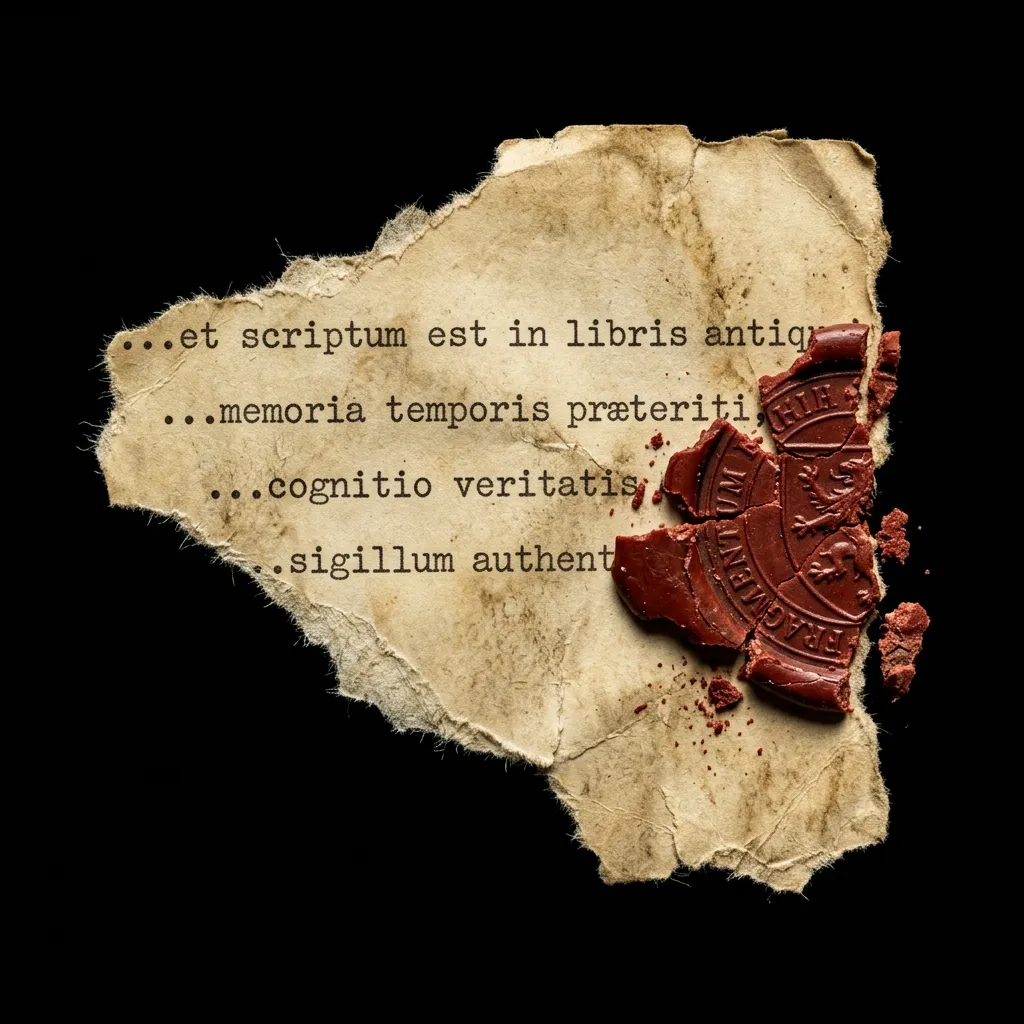 Torn manuscript